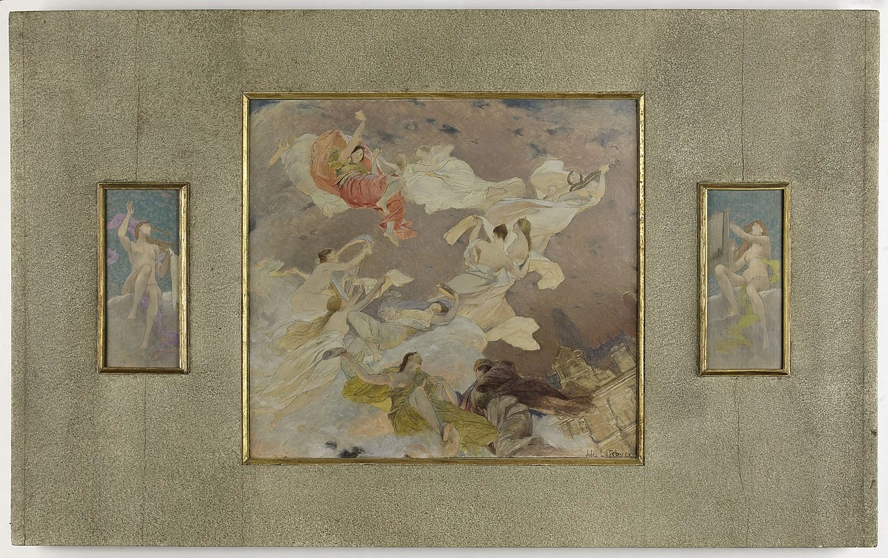 Bozzetto per il Salon des Lettres dell'Hôtel de Ville de Paris, La Méditation - Musée des Beaux, Arts de la ville de Paris